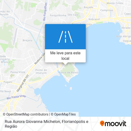 Rua Aurora Giovanna Michelon mapa