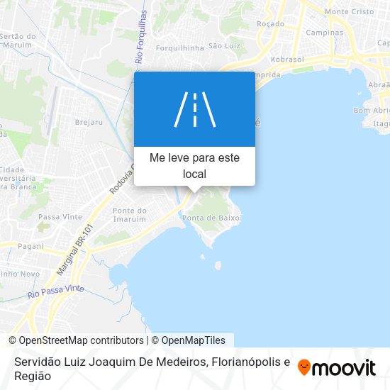 Servidão Luiz Joaquim De Medeiros mapa