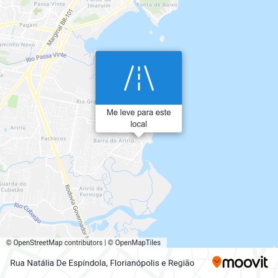 Rua Natália De Espíndola mapa