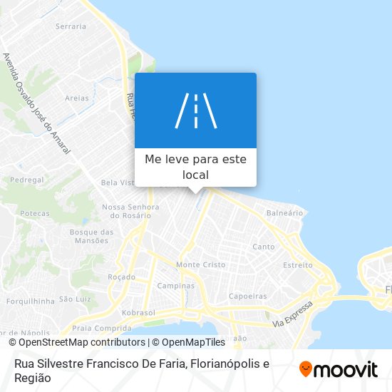 Rua Silvestre Francisco De Faria mapa