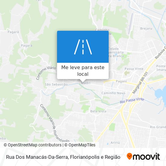 Rua Dos Manacás-Da-Serra mapa