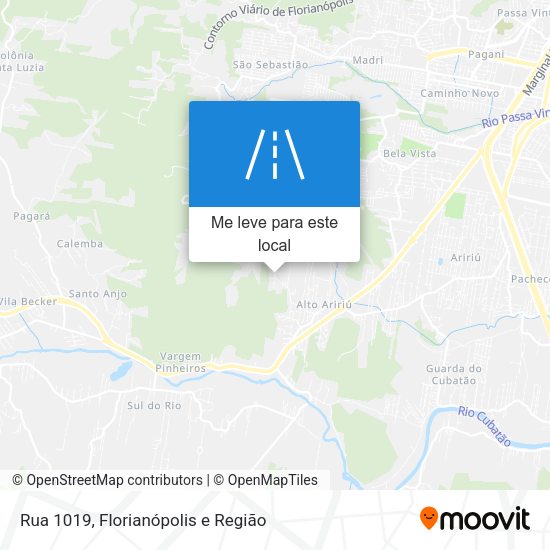 Rua 1019 mapa