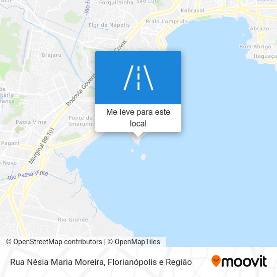 Rua Nésia Maria Moreira mapa