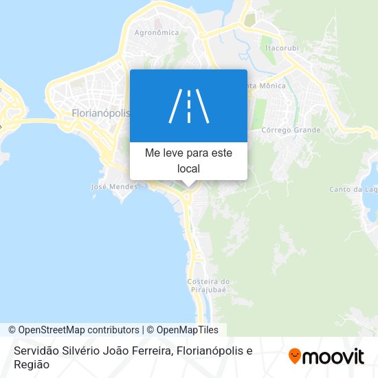 Servidão Silvério João Ferreira mapa