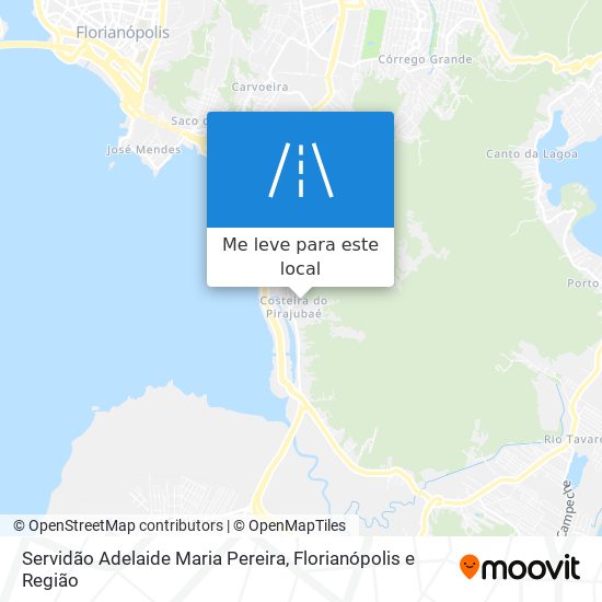 Servidão Adelaide Maria Pereira mapa