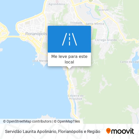 Servidão Laurita Apolinário mapa