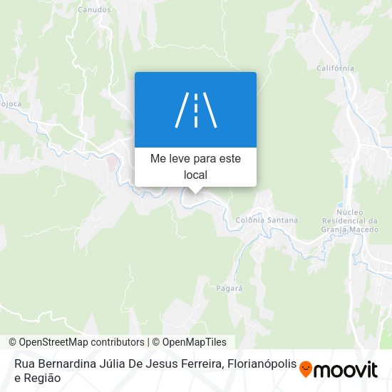 Rua Bernardina Júlia De Jesus Ferreira mapa