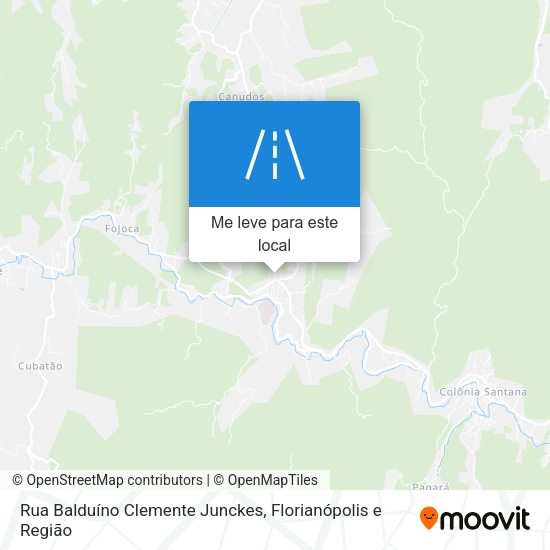Rua Balduíno Clemente Junckes mapa