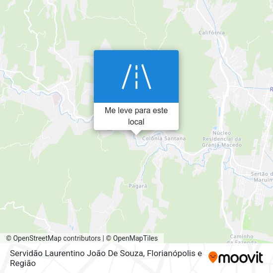 Servidão Laurentino João De Souza mapa