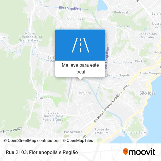 Rua 2103 mapa