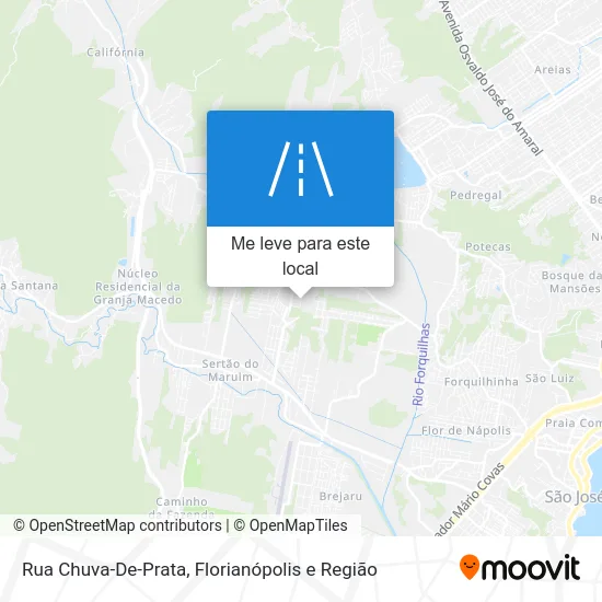 Rua Chuva-De-Prata mapa