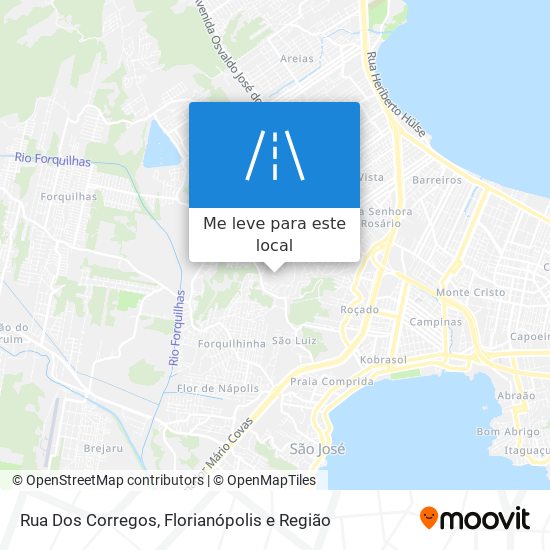 Rua Dos Corregos mapa