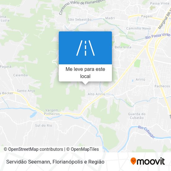 Servidão Seemann mapa