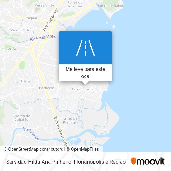 Servidão Hilda Ana Pinheiro mapa