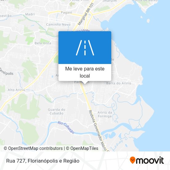 Rua 727 mapa