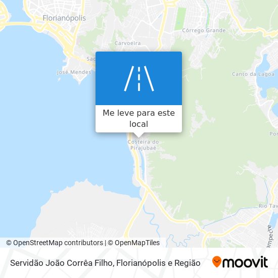 Servidão João Corrêa Filho mapa