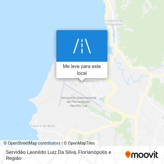 Servidão Leonildo Luiz Da Silva mapa