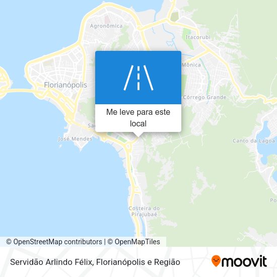 Servidão Arlindo Félix mapa