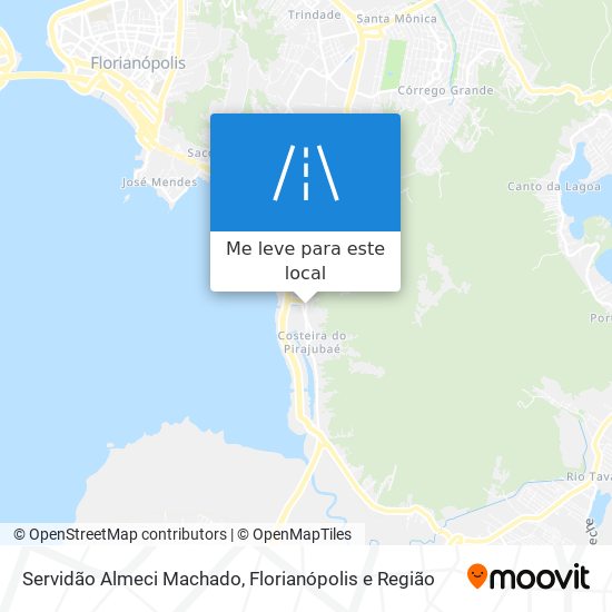 Servidão Almeci Machado mapa