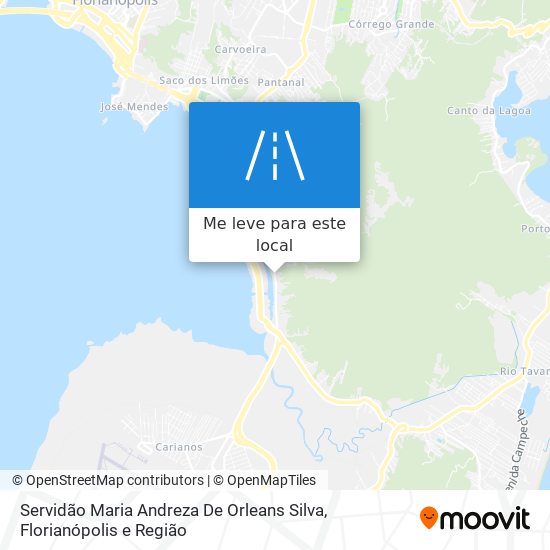 Servidão Maria Andreza De Orleans Silva mapa