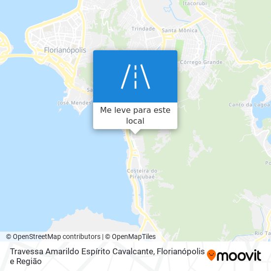 Travessa Amarildo Espírito Cavalcante mapa