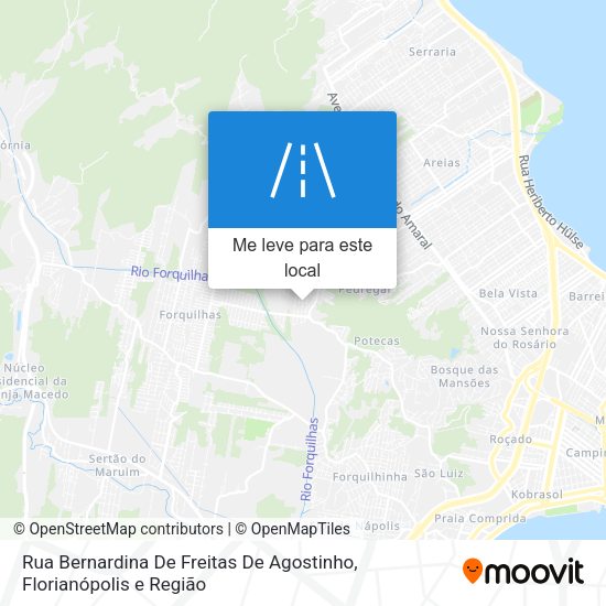 Rua Bernardina De Freitas De Agostinho mapa