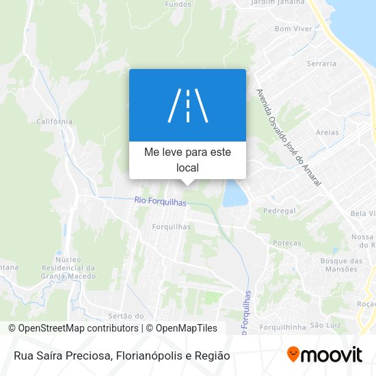 Rua Saíra Preciosa mapa