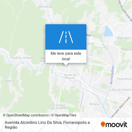 Avenida Alcindino Lino Da Silva mapa