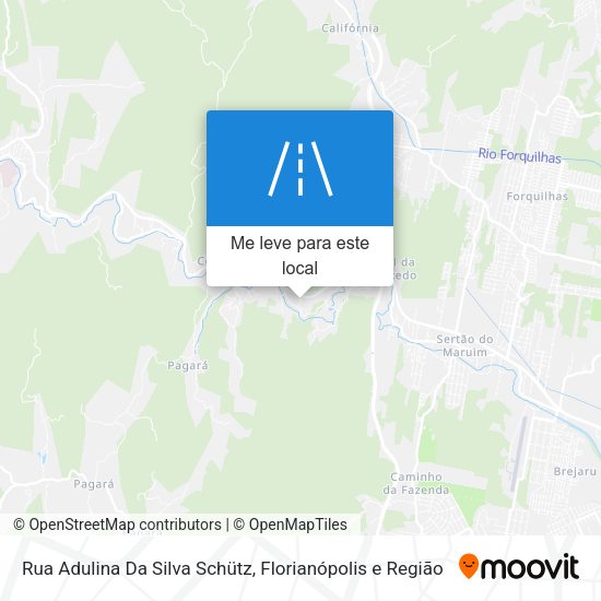 Rua Adulina Da Silva Schütz mapa