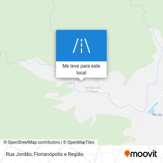 Rua Jordão mapa