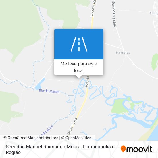 Servidão Manoel Raimundo Moura mapa