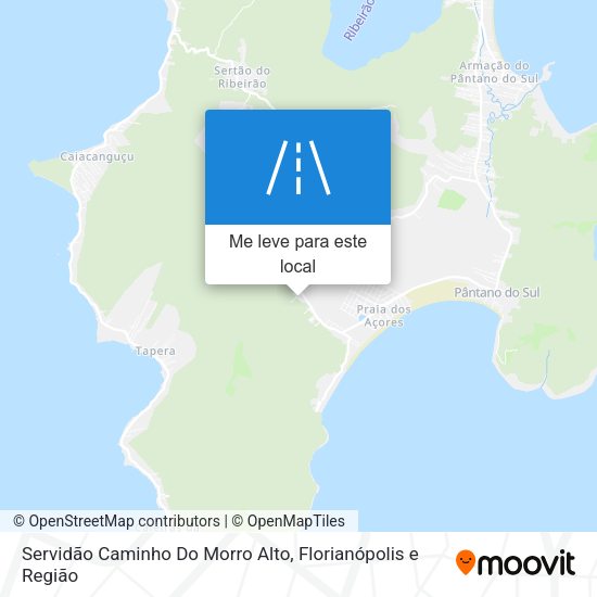 Servidão Caminho Do Morro Alto mapa