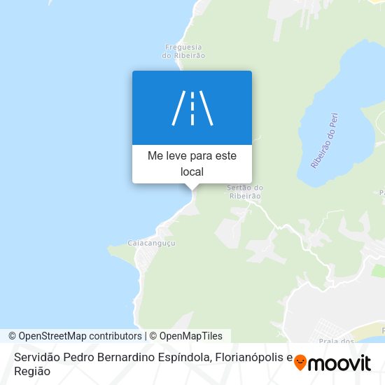 Servidão Pedro Bernardino Espíndola mapa