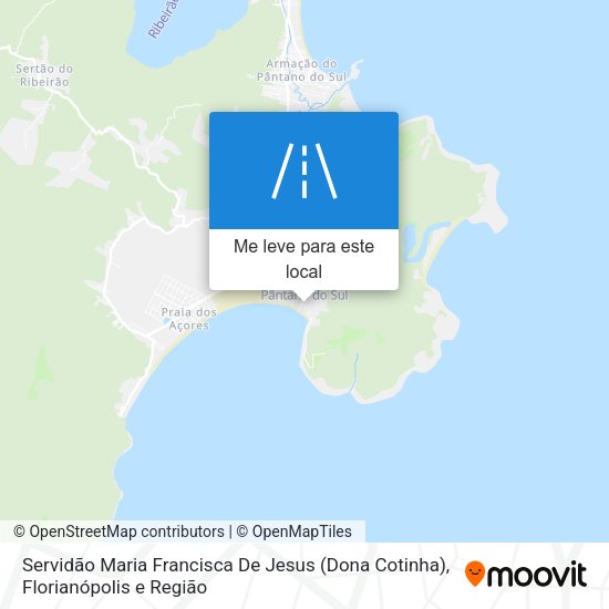 Servidão Maria Francisca De Jesus (Dona Cotinha) mapa