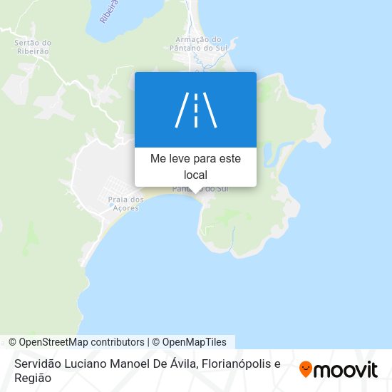 Servidão Luciano Manoel De Ávila mapa