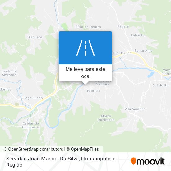 Servidão João Manoel Da Silva mapa