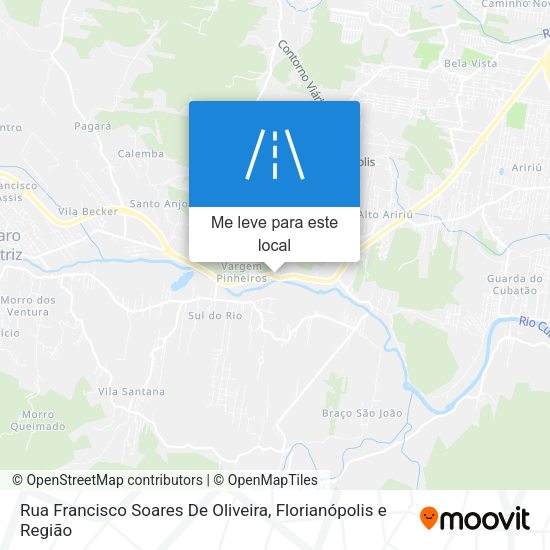 Rua Francisco Soares De Oliveira mapa