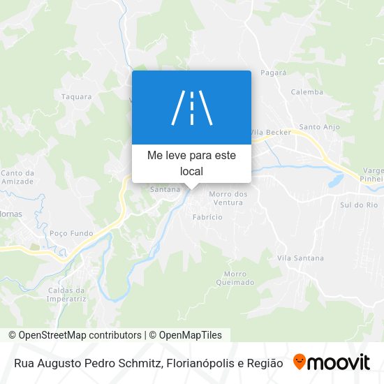 Rua Augusto Pedro Schmitz mapa