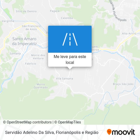 Servidão Adelino Da Silva mapa