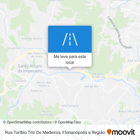 Rua Turíbio Tito De Medeiros mapa