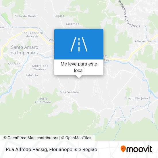 Rua Alfredo Passig mapa