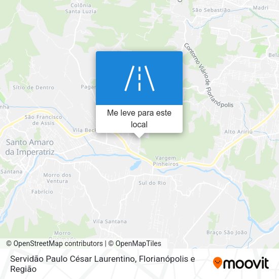 Servidão Paulo César Laurentino mapa