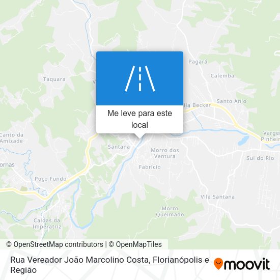 Rua Vereador João Marcolino Costa mapa