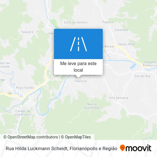 Rua Hilda Luckmann Scheidt mapa