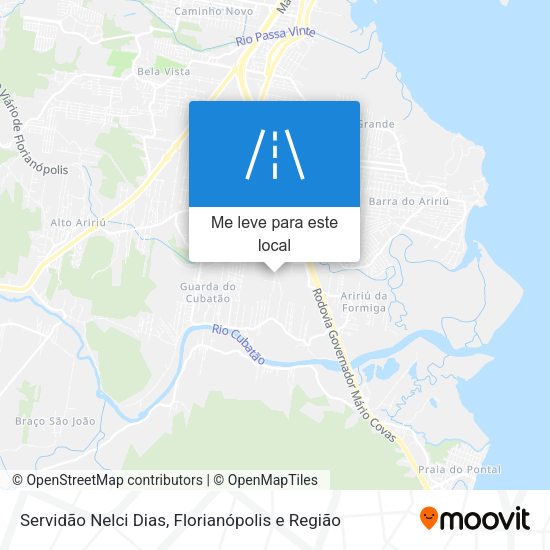 Servidão Nelci Dias mapa