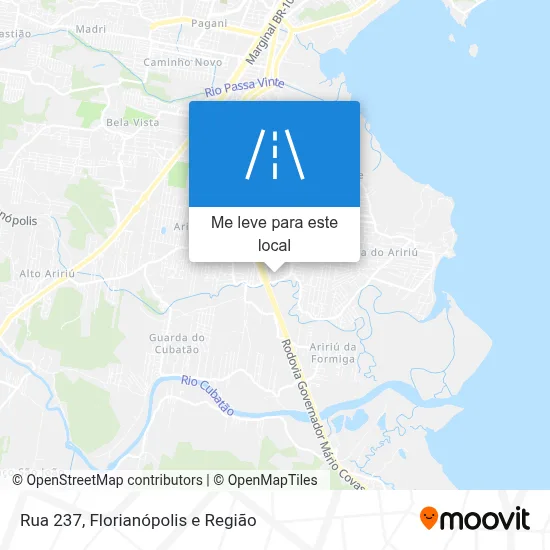 Rua 237 mapa