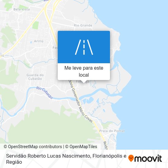 Servidão Roberto Lucas Nascimento mapa