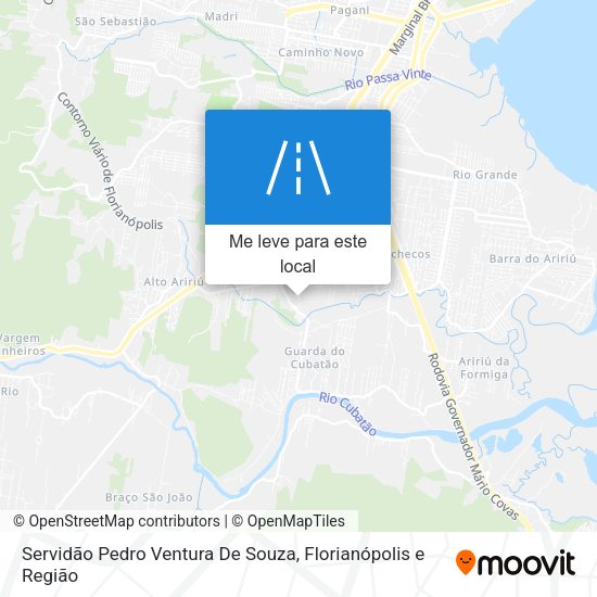 Servidão Pedro Ventura De Souza mapa