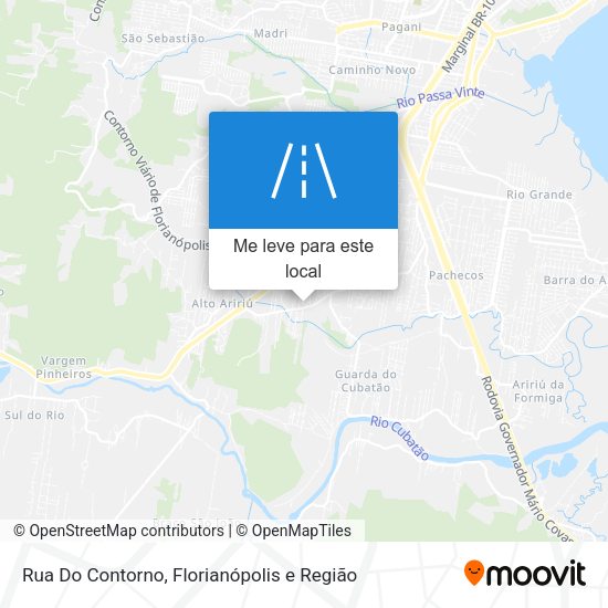 Rua Do Contorno mapa
