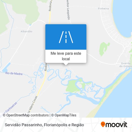 Servidão Passarinho mapa